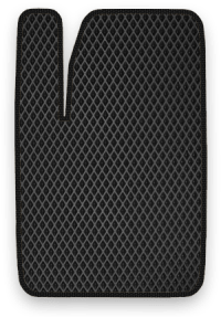 EVA коврик черный с черным кантом