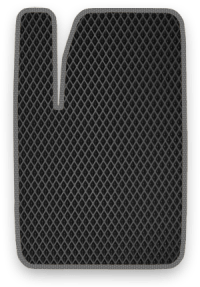 EVA коврик черный с серым кантом